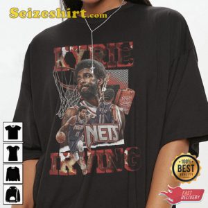 Kyrie Irving Racing 90s Vintage Tee Shirt