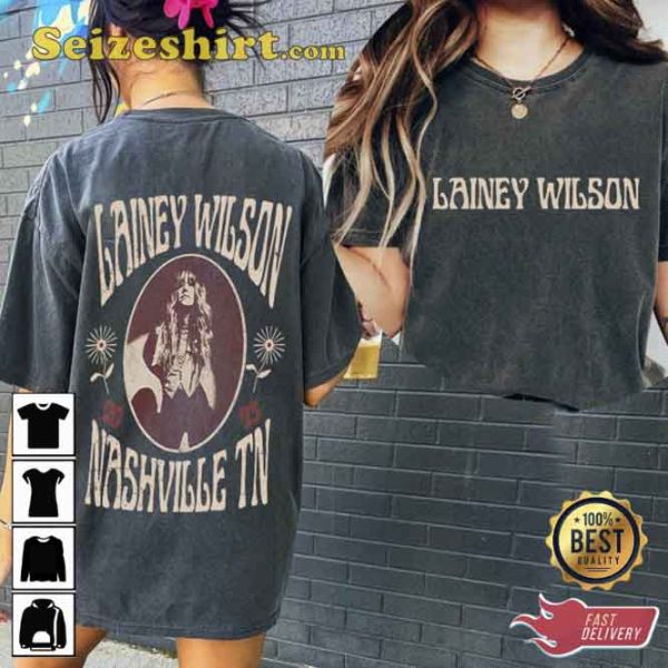 Lainey Wilson Vintage 90s Country With A Flare Tour 2023 Shirts