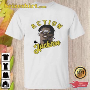 Lamar Jackson Action Jackson Baltimore Ravens Shirt
