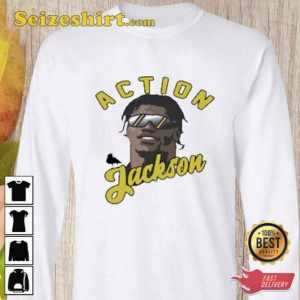 Lamar Jackson Action Jackson Baltimore Ravens Shirt