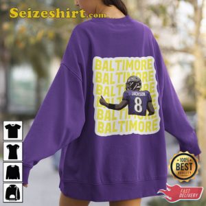 Lamar Jackson Baltimore Ravens Sweatshirt Gift For Fan