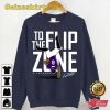 Lamar Jackson Baltimore To The Flip Zone Tee Shirt Unisex