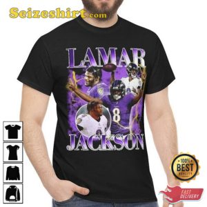 Lamar Jackson Ravens Football  Shirt