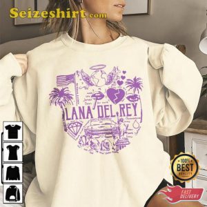 Lana Del Rey Mar Trending Unisex Gifts 2 Side Sweatshirt