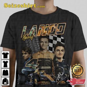 Lando Norris McLaren Formula One Racing TShirts
