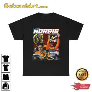 Lando Norris McLaren Formula One Racing Vintage T-Shirt