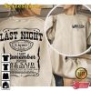 Last Night Morgan Wallen Shirt Country Music Tee