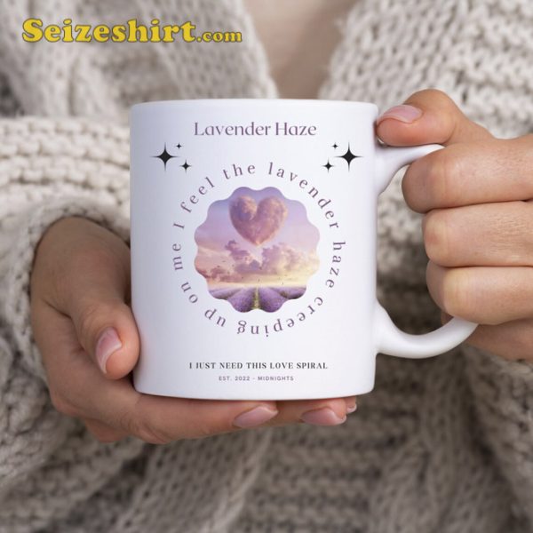 Lavender Haze Midnights Album Mug I Just Need This Love Spiral