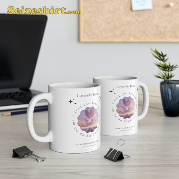 Lavender Haze Midnights Album Mug I Just Need This Love Spiral