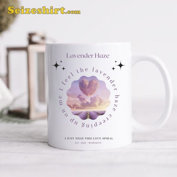 Lavender Haze Midnights Album Mug I Just Need This Love Spiral