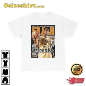 Lebron James T-Shirt Slam Magazine Basketball