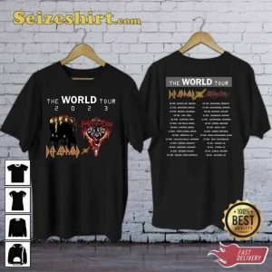 Legend Def Leppard and Motley Crue The World Tour 2023 Shirt