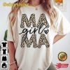 Leopard Girl Mama Shirt Gift For Mothers Day