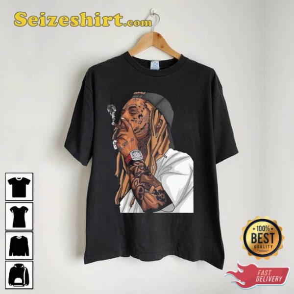 Lil Wayne Rapper Tha Carter 90s Hip Hop Grapphic Tee Shirt
