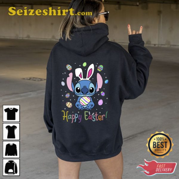 Lilo And Stitch Happy Easter Hoodie Holiday Gift