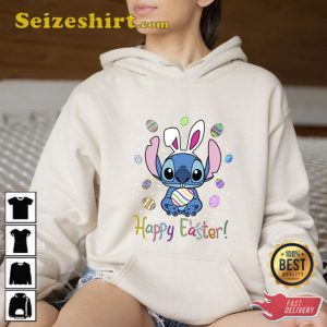 Lilo And Stitch Happy Easter Hoodie Holiday Gift