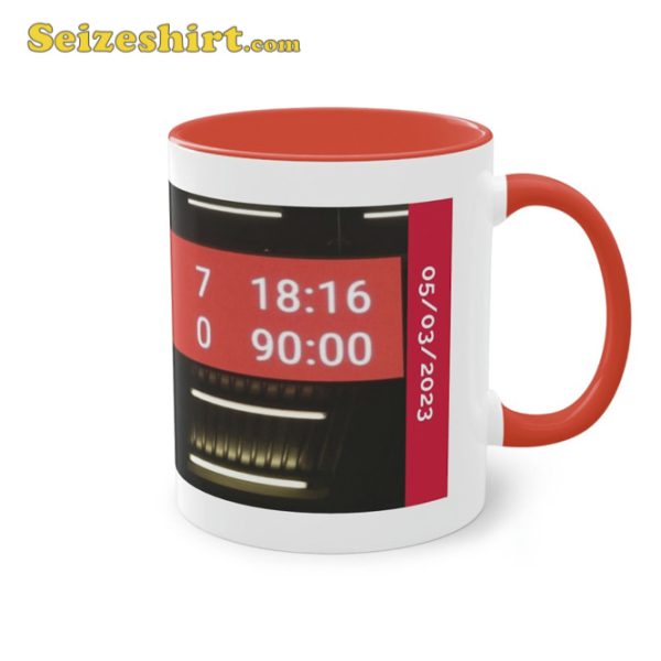 Liverpool 7 Manchester United 0 Memory Two-Tone Coffee Mug