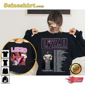 Lizzo Special World TOUR DATES 2023 World Tour Double Sided Shirt