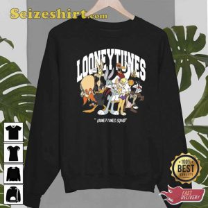 Looney Tunes Squad Logo Cartoon Design Unisex Sweatshirt