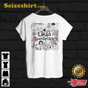 Louis Tomlinson Art T-Shirt Gift For Fan