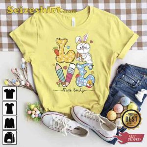 Love Mr Emily Teacher Easter Unisex Shirt