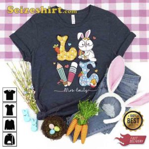 Love Mr Emily Teacher Easter Unisex Shirt