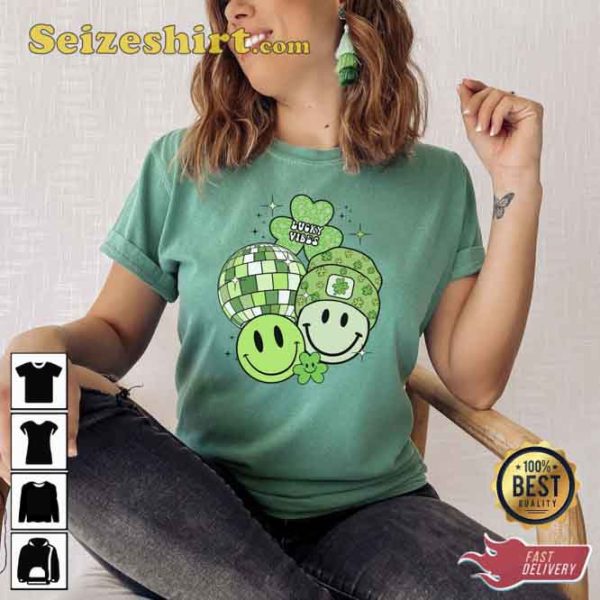 Lucky Vibes St Patricks Day T-Shirt