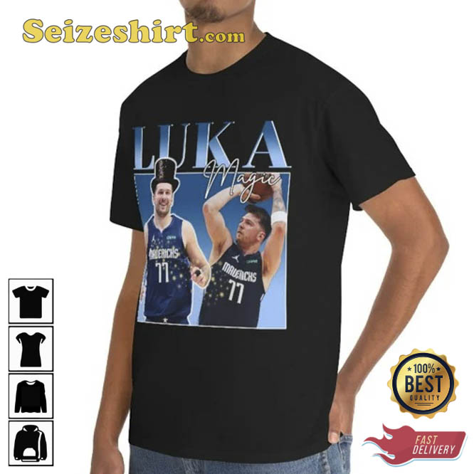 Vintage 90s Basketball Bootleg Style T-shirt Luka Doncic 