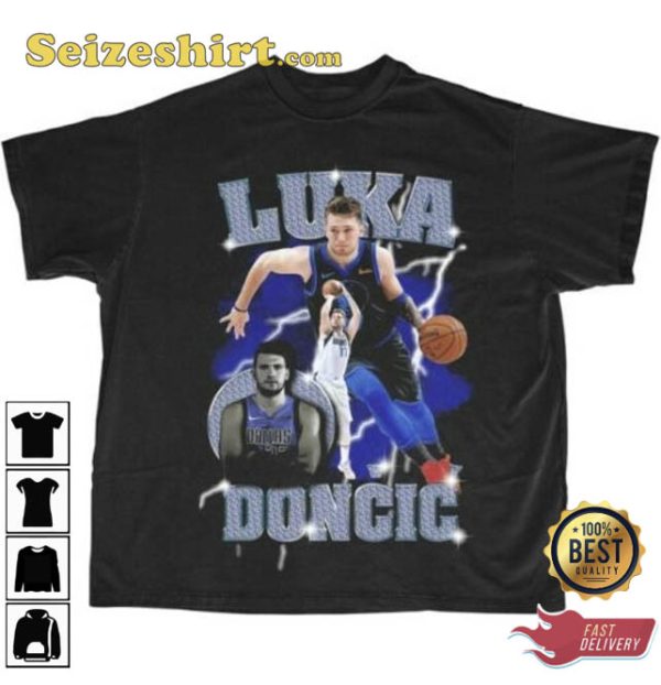 Luka Doncic Rap Style Vintage Design Unisex T-shirt