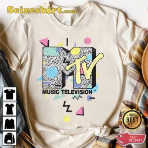 MTV Music Television Shape Design Graphic Unisex T-shirt