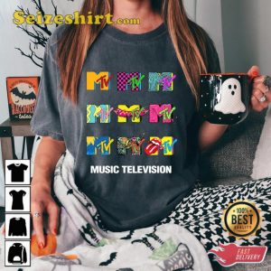MTV Stacked Logos Collection Unisex T-Shirt