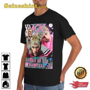 Machine Gun Kelly Unisex Fans Gift Hip Hop Rap Tee Shirt