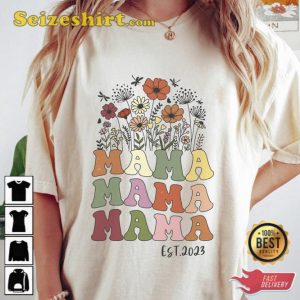 Mama Vintage Retro 70s Groovy Shirt Great Mothers Day Gift