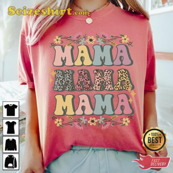 Mama Leopard Happy Mothers Day Shirt