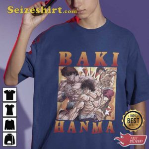 Manga Yujiro Hanma Baki Boxing Tshirt