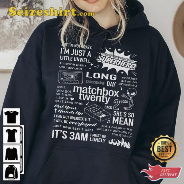 Matchbox Twenty Lyric Album Song Sweatshirt