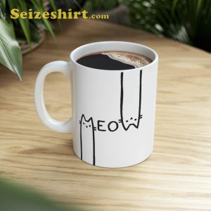 Meow Cat Ceramic Coffee Mug