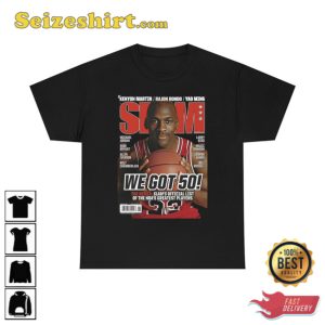 Michael Jordan T-Shirt Slam Magazine Chicago Bulls Basketball