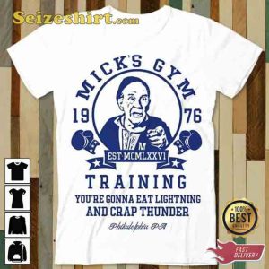Mickss Gym Boxer Boxing Gloves Rocky Shirt