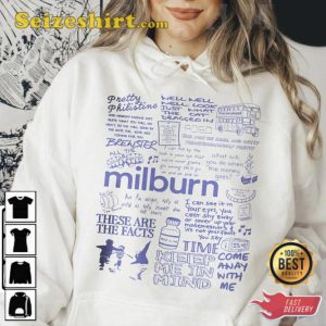 Milburn Doodle Art Lyric Album Song Music T-Shirt