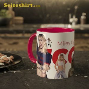 Miley Cyrus Icon Mug Flowers Album