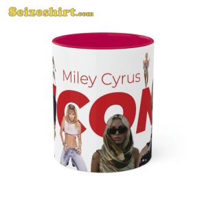 Miley Cyrus Icon Mug Flowers Album