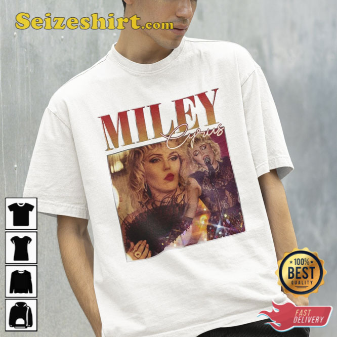 Miley Cyrus Tee Shirt Gift For Fan