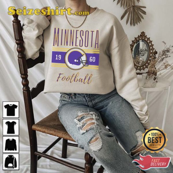 Minnesota Football Retro Crewneck Sweatshirt Gift for Fan
