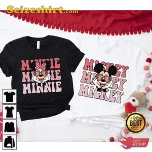 Minnie And Mickey Sweatshirt Disney Couple Gift