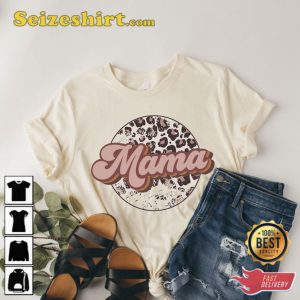 Mom Leopard Shirt Mothers Day Gift