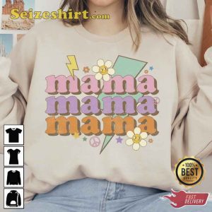 Mom Life Floral Mama Happy Day Sweatshirt