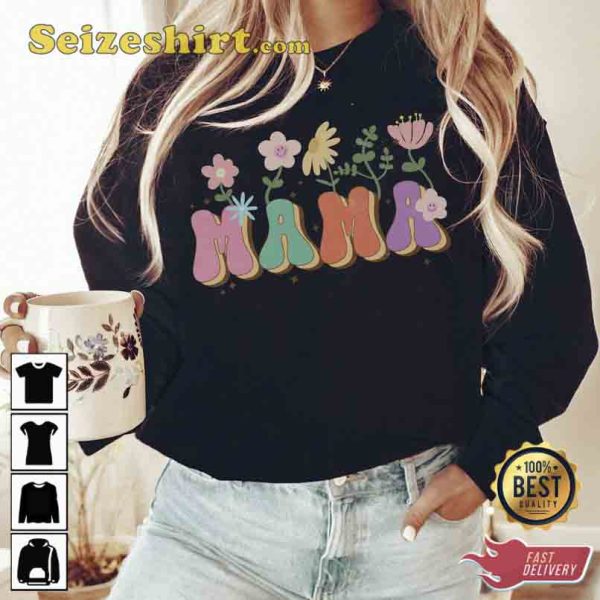 Mother’s Day Floral Mama Sweatshirt