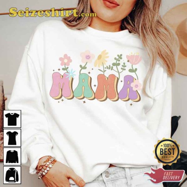 Mother’s Day Floral Mama Sweatshirt