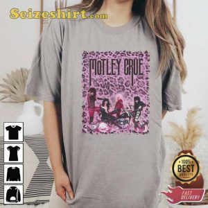 Motley Crue Pink Cheetah Band T-Shirt